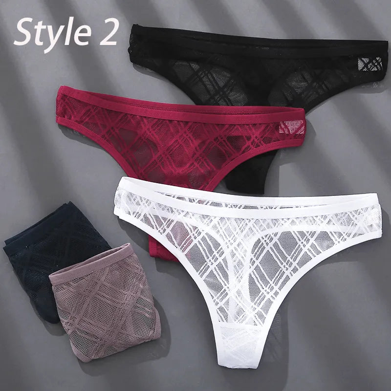 Fashion Full Transparent Women's Panties Sexy Lady Perspective